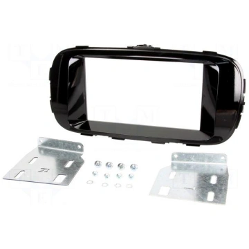 Radio mounting frame | Kia | 2 DIN | black gloss P