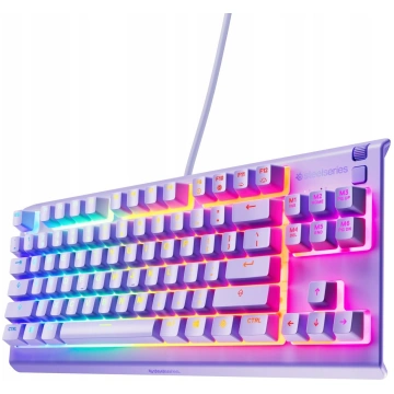 Tastatūra Steelseries Keyboard Apex3 Tkl Lavender