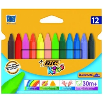 Vaska krītiņi Plastidecor Triangle Box 12, BIC