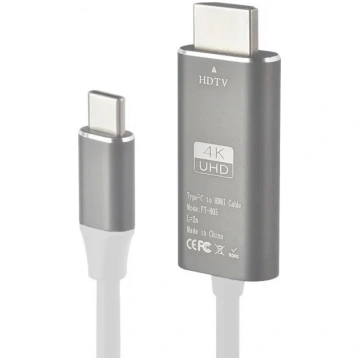 RoGer FT-H05 USB-C uz HDMI UltraHD 4K@30Hz Kabelis