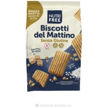 NUTRIFREE BISCOTTI DEL MATTINO bezglutēna rīta cep