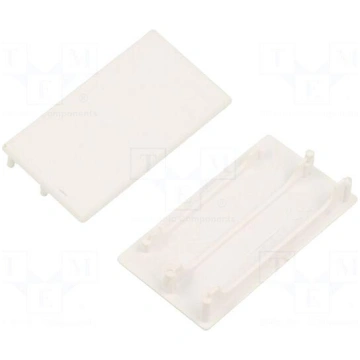Cap for LED profiles | white | 2pcs | ABS | LOWI T