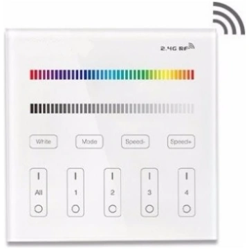 Telecomando per dimmer STRIP LED RGB/RGBW montaggi