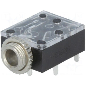 Socket | Jack 3,5mm | female | stereo | with on/of