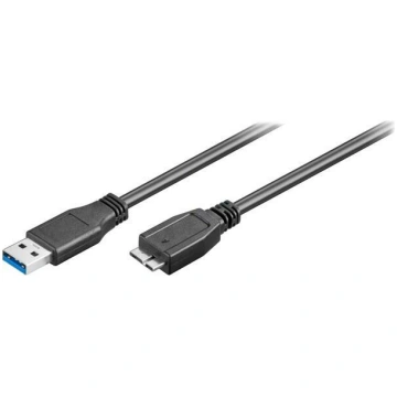 Cable; USB 3.0; USB A plug,USB B micro plug; 1m; b