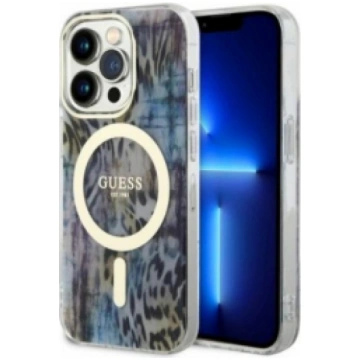 Maciņš telefonam Guess Leopard MagSafe for Apple i