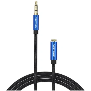 Cable; Jack 3.5mm 4pin socket,Jack 3,5mm 4pin plug