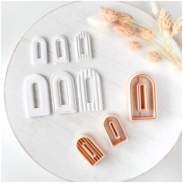 Polymer Clay Cutter, Arch Window Shapes for Earrin
