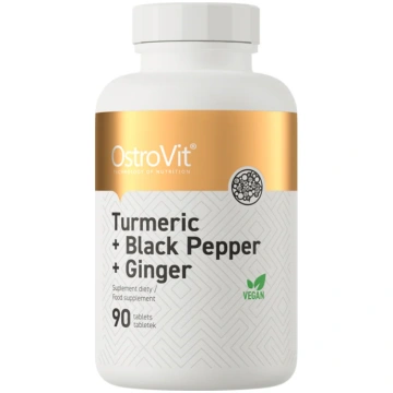Turmeric + Black Pepper + Ginger dabīgs atbalsts i