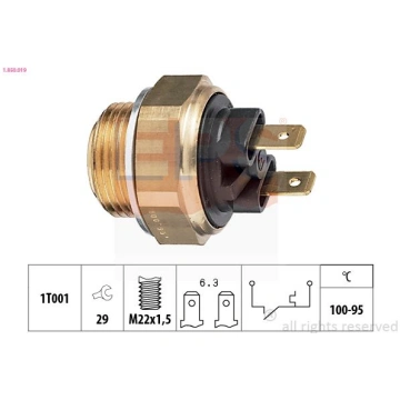 Termoslēdzis, Radiatora ventilators EPS 1.850.019