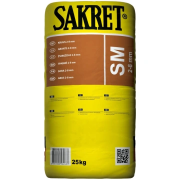Sakret SM Grants, frakcija 2-8mm, 25kg