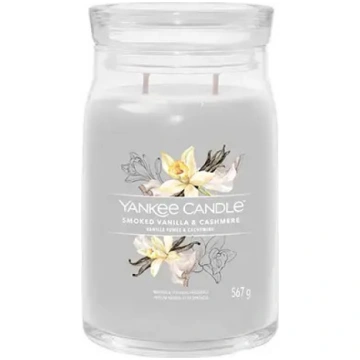 Yankee Candle Smoked Vanilla & Cashmere Svečta ar 