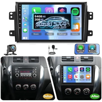 NHOPEEW 2G + 64G Android auto radio priekš Suzuki