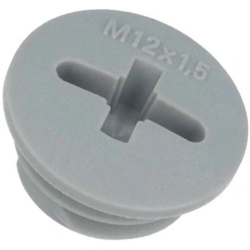 Stopper; M12; 1.5; IP54; polyamide; dark grey; SKI