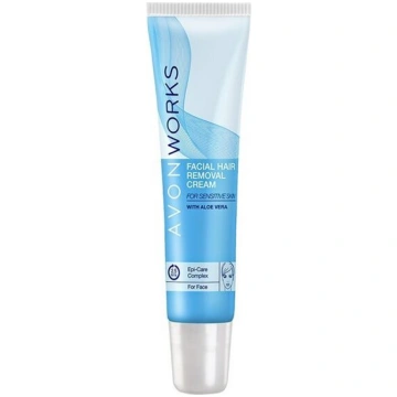 Avon Works depilācijas krēms sejai ar nomierinošu 