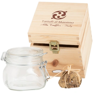 Wooden Gift Box for Truffle Tartufi al Massimo
