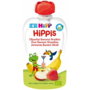 Biezenis Hipp āboli ar banāniem tūbiņā Bio 100g