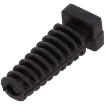 FIX-3.0X23-PRO; Strain relief; Øhole: 3mm; black; 