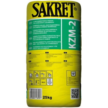 Sakret KZM2 Cementa/kaļķa java mūrēšanai, 25 kg SK