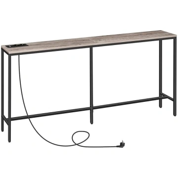 Console Table with Charging Station, 200cm Narrow 