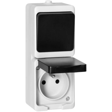 Orno jednobiegunowy + 2P+Z AQUATIC MINI IP54 | 590