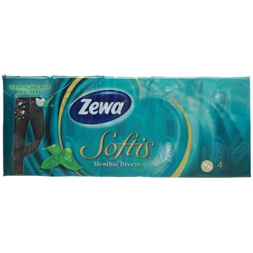 Zewa softis menthol, 10 paciņas