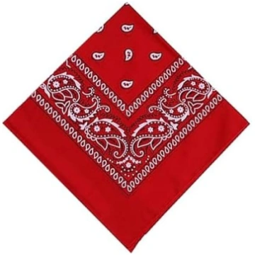 Bandana Sieviešu vīriešu kokvilnas lakats kakla la