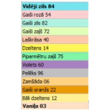 Papīrs RAINBOW 160g, A4/250l, 54 gaiši rozā 11101 