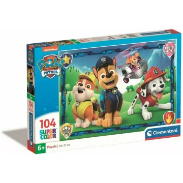 Puzzle Clementoni Paw Patrol — 104 gab., Super Col