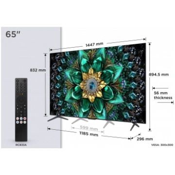 TV Set|TCL|65 "|4K Ultra HD|3840 x 2160 pixels|Fla