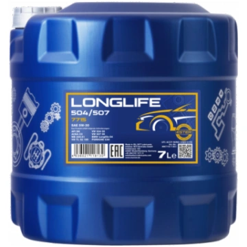 7l. Motoreļļa Mannol 7715 5W30 LongLife 504/507 Au