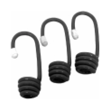 Hook 6mm plastic black