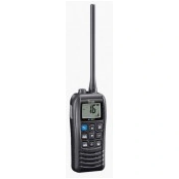Icom IC-M37E Portatīvā jūras peldoša ūdensnecaurla