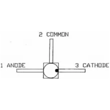 Pair in series Schottky diode, 3V, 0.35pF, HI-REL