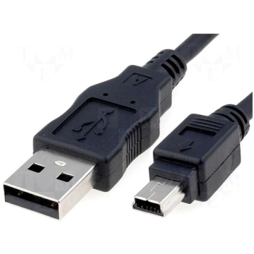 Cable | USB 2.0 | USB A plug,USB B mini plug | 1m 