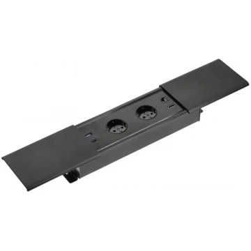 GTV iebūvējams rozešu bloks 2-v USB A+C HDMI RJ45 