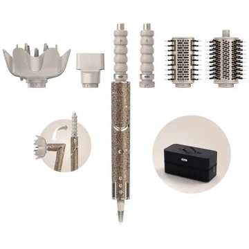 Hairstyler Shark FlexStyle 5-in-1, gold diamond