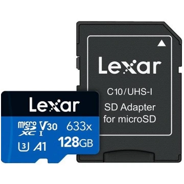 MEMORY MICRO SDXC 128GB UHS-I/W/ADAPTER LSDMI128BB