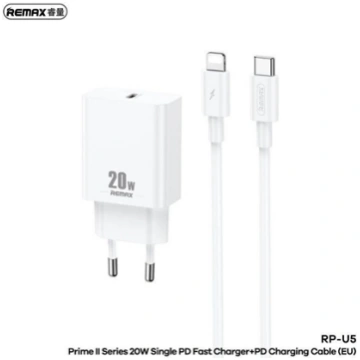 Remax RP-U5 Adapter + Lightning Cable USB-C / 20W 