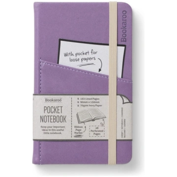 Blociņš Bookaroo POCKET (A6) - baklažāns