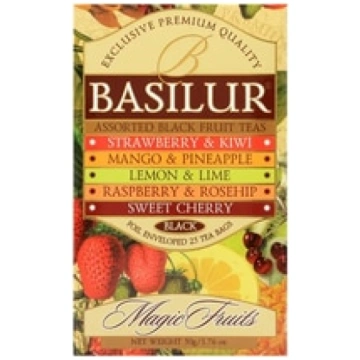 Tēja Basilur, melnā, Magic Fruits Assorted, 25 gab