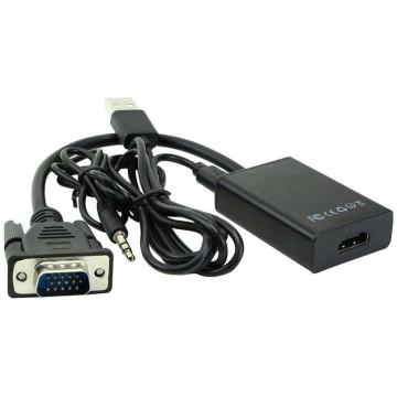Adapteris MicroConnect VGA - HDM wirh USB Power an