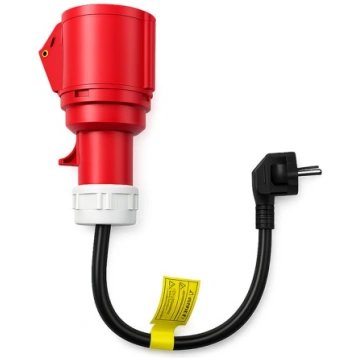 Power adapter CEE 16A 5P 400V for SCHUKO 230V