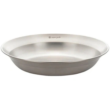 Snow Peak Tableware Dish Edelstahlteller