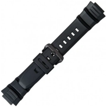 Casio plastic black watch strap 10395874 for W-S22