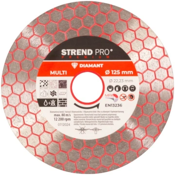 Strend Pro Premium disks, 125 mm, sešstūra, dimant