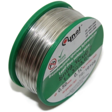 Tin; lead free; Sn99,3Cu0,7; 0.5mm; 100g; reel; 22