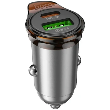 Hoco NZ16A car charger | 30W | PD, QC | USB-A, USB