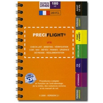 Checklist Preciflight DR400 - 180 CV Préciflight