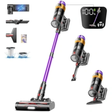 Bezvadu putekļsūcējs 50 000Pa/600W/65Min 1,8L pute